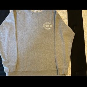 Victoria’s Secret VS Pink Gray Sweatshirt Sweater Top S EUC